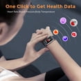 thumbnail image 5 of Smart Watch for Men Women, 1.47" HD Fitness Tracker, Sleep Analysis, Call/Message Reminders, IP67 Waterproof, Smart Bracelet Compatible with Android/iPhone, 5 of 5