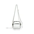thumbnail image 2 of HOMEMAXS Clear Purse See Through Clear Bag Transparent Crossbody Tote Shoulder Bag For Women Stadium Events Sports Work Travel Back To School, 2 of 8
