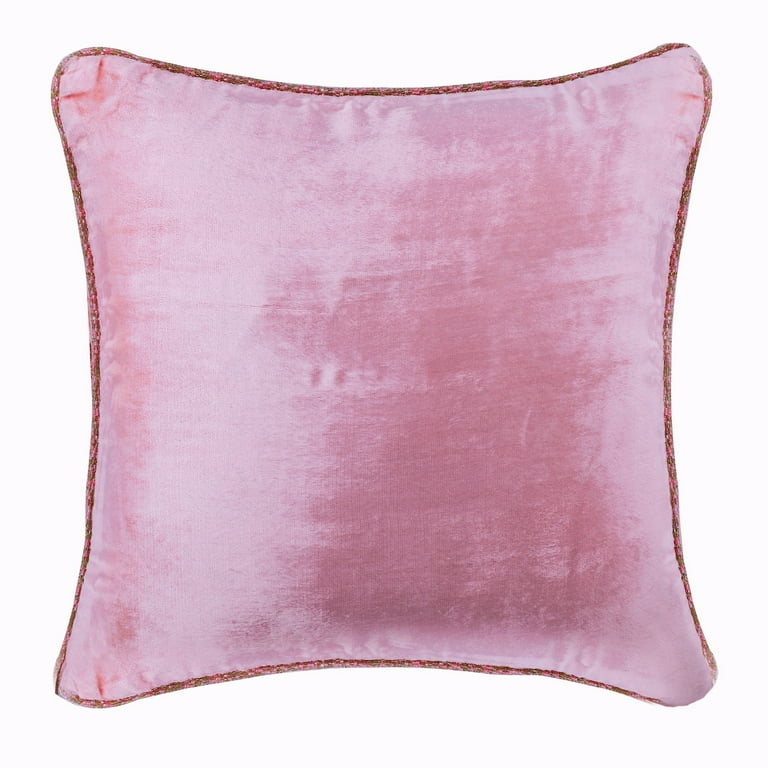 The Pink Pintuck Square Throw Pillow