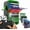 Green, variant on Game Storage Tower Compatible with PS5/ Xbox Series S & X/Switch, Universal Game Ray Disks Organizer, Stores 18 Game, with 4 Controller Holders, Video Game Organizer, Red