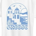 thumbnail image 3 of Instant Message - Greece - Women's Short Sleeve Graphic T-Shirt, 3 of 6