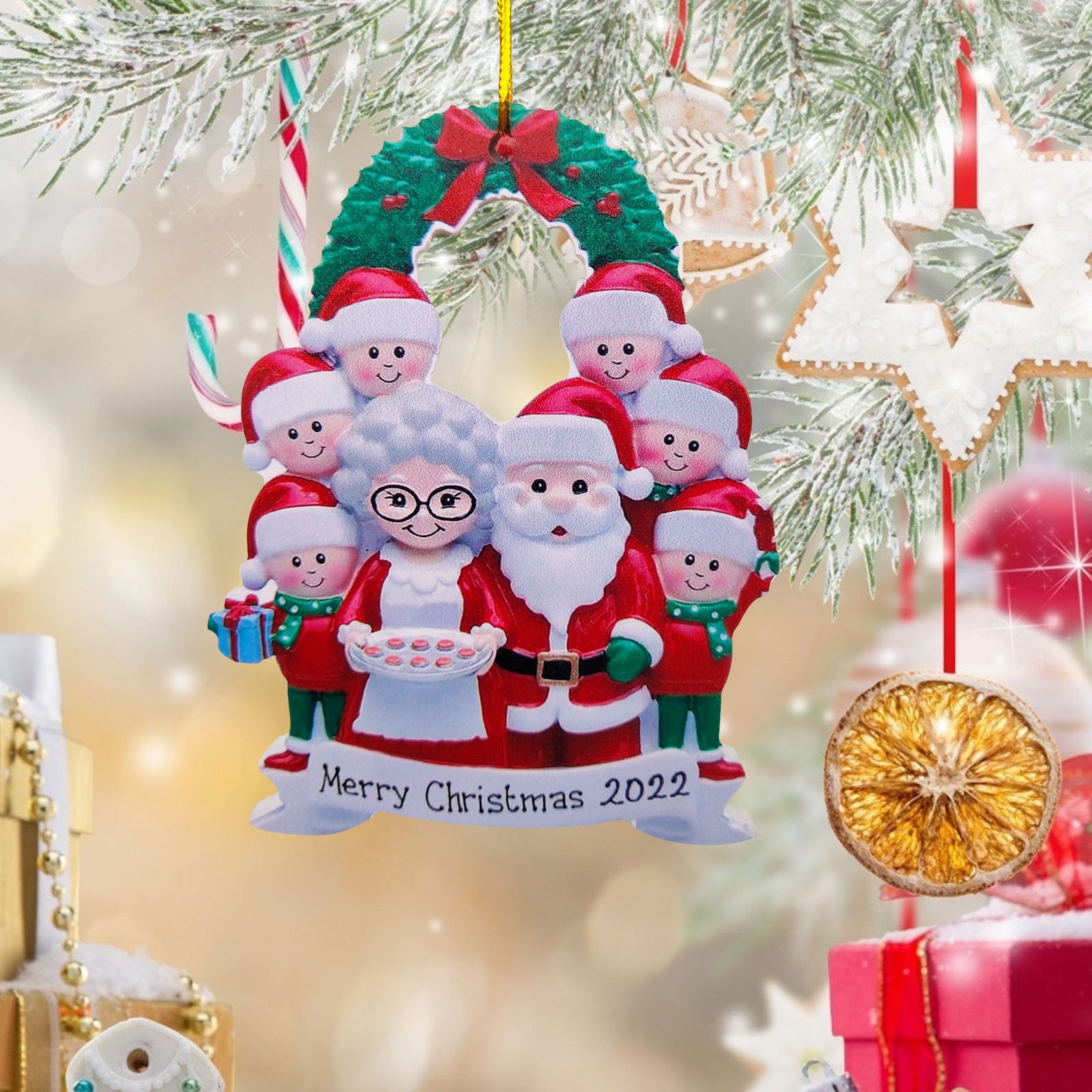Seisoup Christmas Ornaments 2022 - Cartoon Ornament for Christmas Tree  Decor Ornaments Christmas Hanging Decorative Home Decoration Gift for  Family