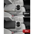 thumbnail image 4 of KBH Center Console Cover for 2004-2010 Ford F150 Accessories, Washable Fabric Arm Rest Protector Covering for Car, Black(Fits Jump Seat Console Only), 4 of 8