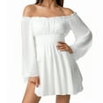 thumbnail image 3 of QHFBli Women Summer Graduation Romper Dress Plus Size Western Country Concert Outfits off the Shoulder Jumpsuit, 3 of 7