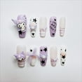 thumbnail image 4 of Pure Handmade Press on nails, JC Press On Nails Kit , Short Length Nail Press Ons, Durable, Easy Application, Stylish Impress Press On Nails,Perfect for Daily Wear & Special Occasions（E53 M）, 4 of 5
