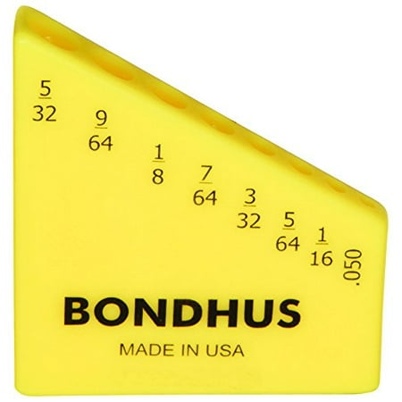 

Bondhus 18032 Bondhex Color Coded Case Holds 8 Tools 0.05 -5/32