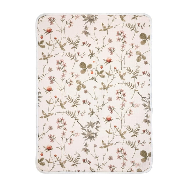 Colchoneta Cambiadora Impermeable Haakaa de Algodón 50x70 cm Vintage
