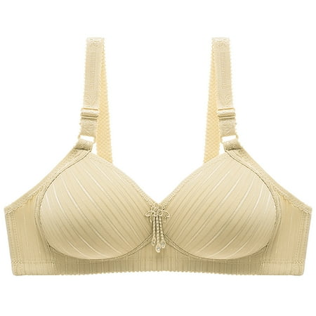 

Plus Size Bras for Women Wireless Push-Up Yoga Bra Solid Print B 38/85Bc