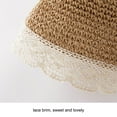 thumbnail image 5 of Holzlrgus Baby Toddler Girls Straw Sun Hat Summer Beach Hat, 5 of 6