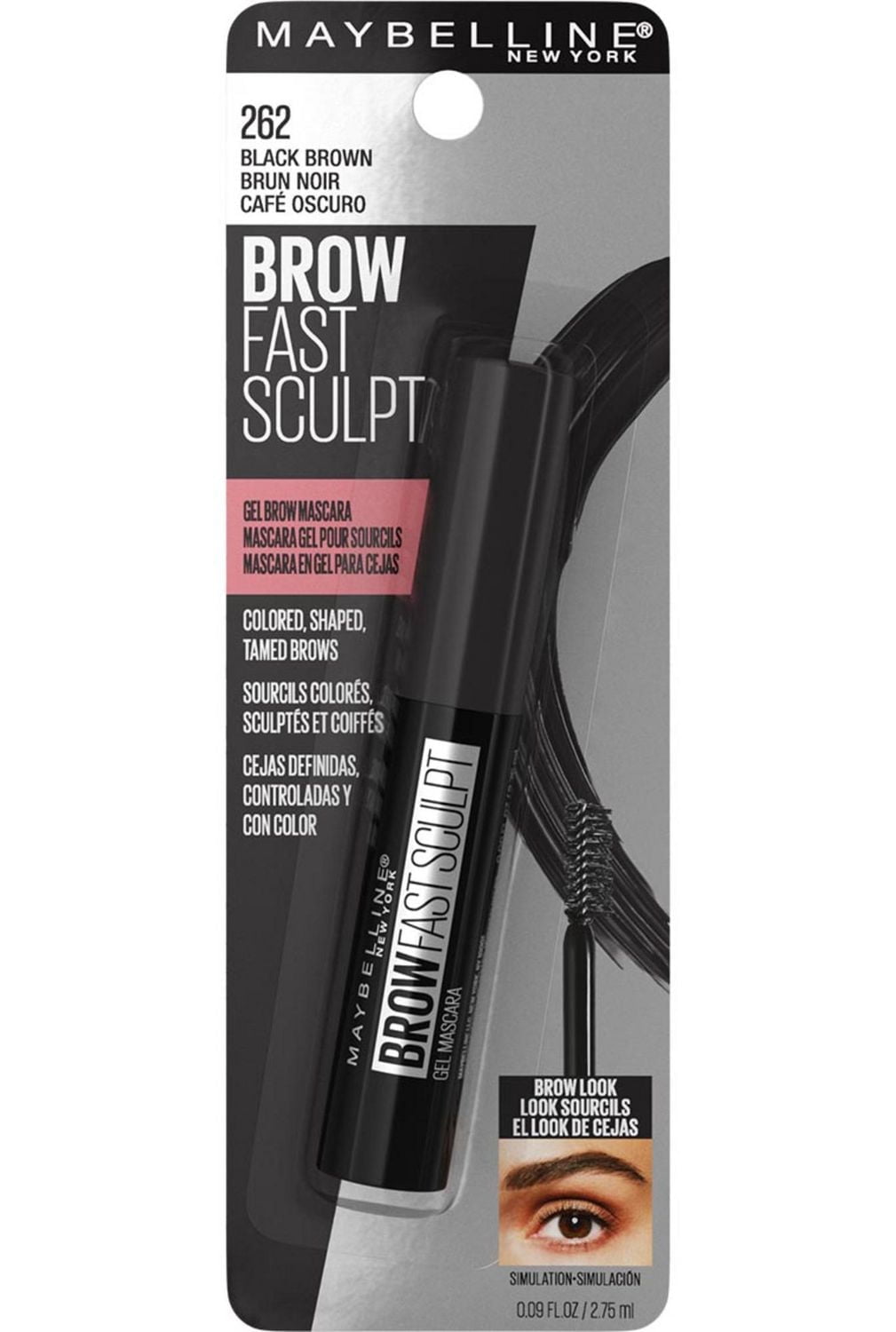 Maybelline New York, Sculpter le visage, Sourcils définis, Maquillage mascara sourcils, 3 GR 3 GR