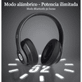 thumbnail image 4 of Audífonos Inalámbrico Diadema Con Microfono Bluetooth 52hora Negro, 4 of 4