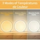 thumbnail image 3 of Lámpara de mesita de noche moderna con diseño en forma de círculo, lámpara de escritorio con tecnología de inducción inalámbrica con interruptor de botón para decoración de oficina en casa, luz de, 3 of 5