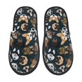 thumbnail image 1 of Fotbe Dogs Pantuflas Peludas para Mujer con Estampado, Zapatillas de Peluche, Zapatos de Invierno para Casa, Uso Interior y Exterior-Medium, 1 of 8