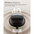 thumbnail image 3 of SHOKZ OpenDots ONE - Open-Ear Headphones - Wireless Bluetooth Earbuds with Microphone - Secure, Lightweight, Clip-On Fit - Premium Dolby Audio - Water Resistant - Fast Charging, 3 of 8