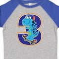 thumbnail image 3 of Inktastic 3rd Birthday Dinosaur Boy 3 Year Old Boys Toddler T-Shirt, 3 of 4