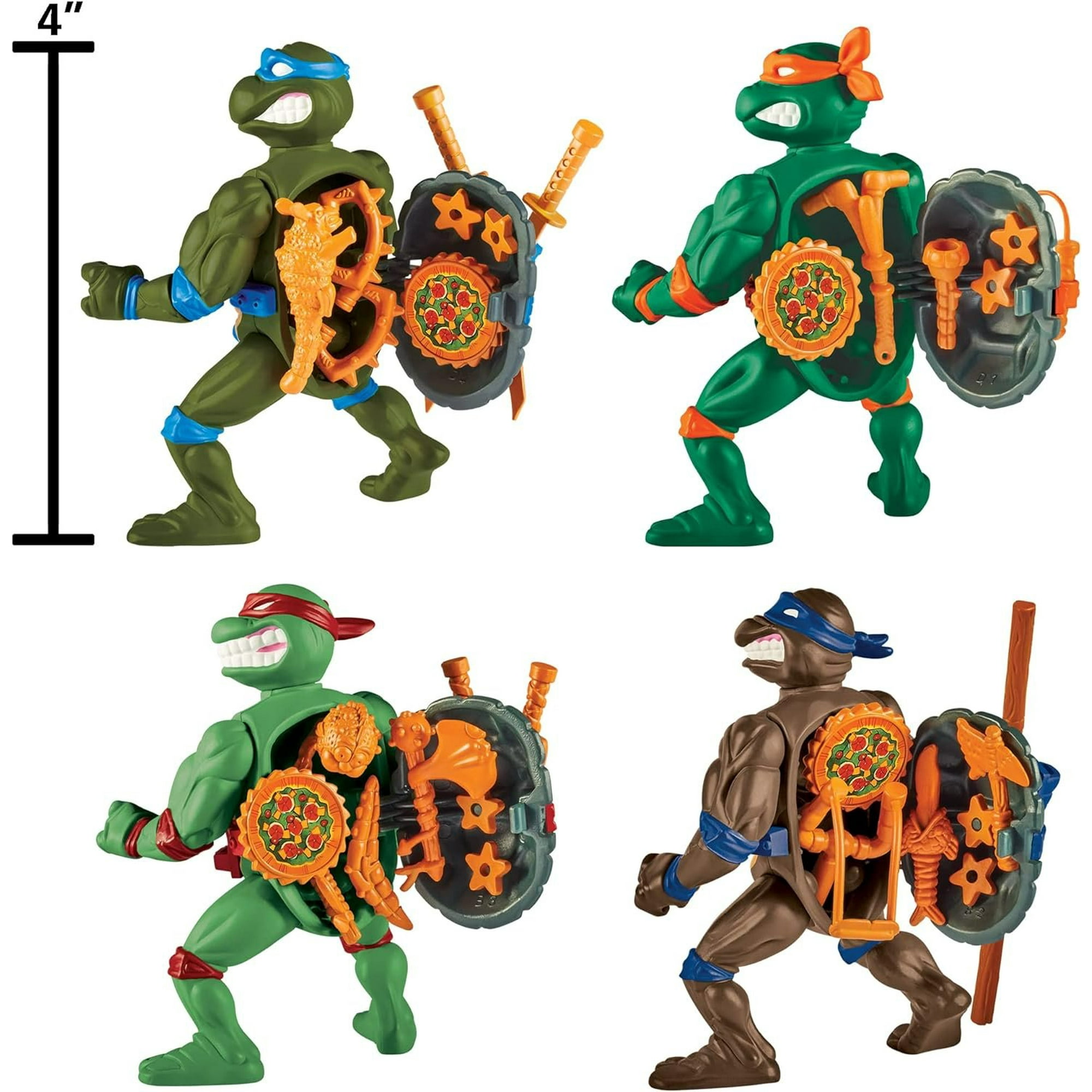 Teenage Mutant Ninja Turtles 4体セット Teenage Mutant Ninja Turtles: 4” Original Classic 4 Pack