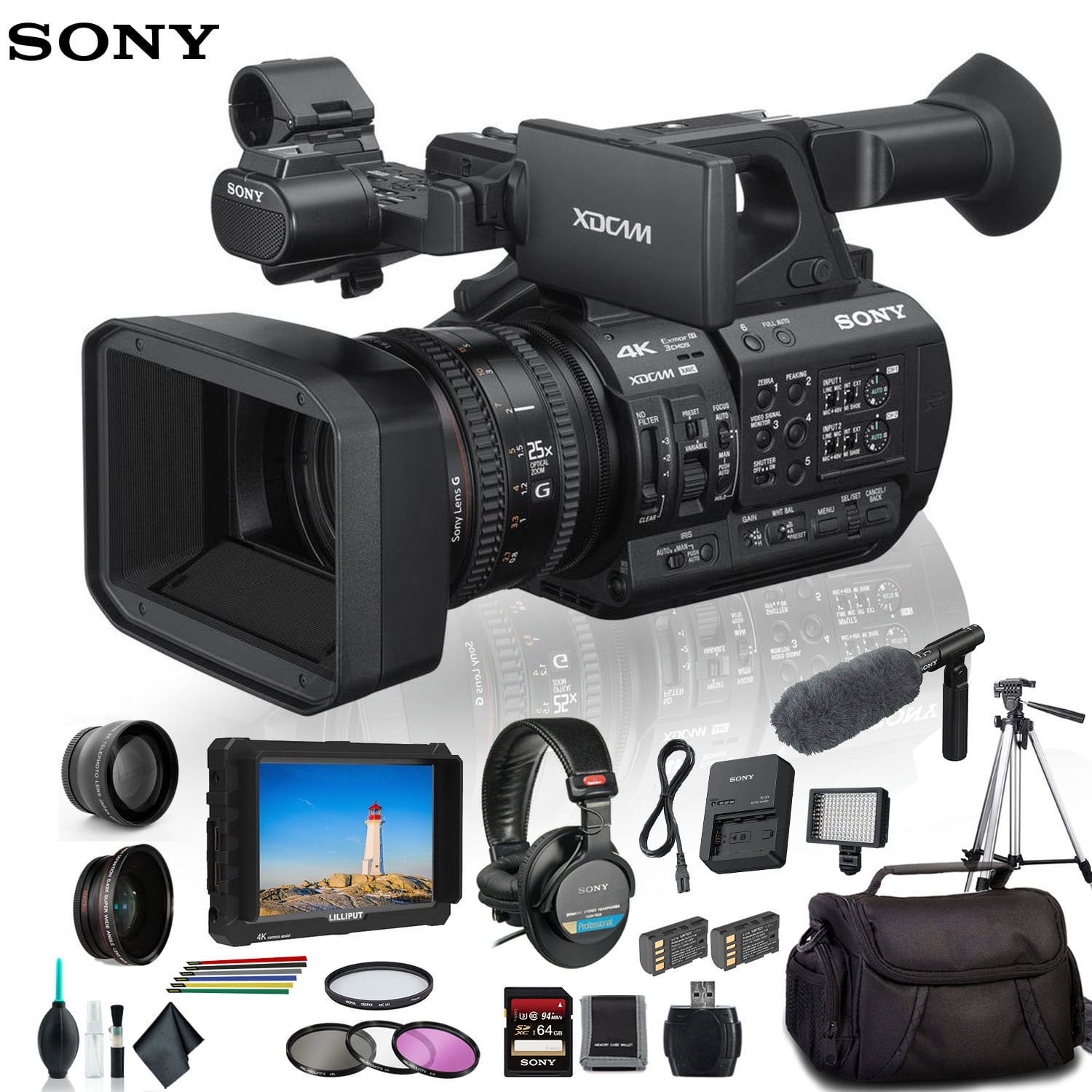 VIDO　CAMERA Amazon.com : Sony PXW-Z150 4K XDCAM Camcorder : Electronics