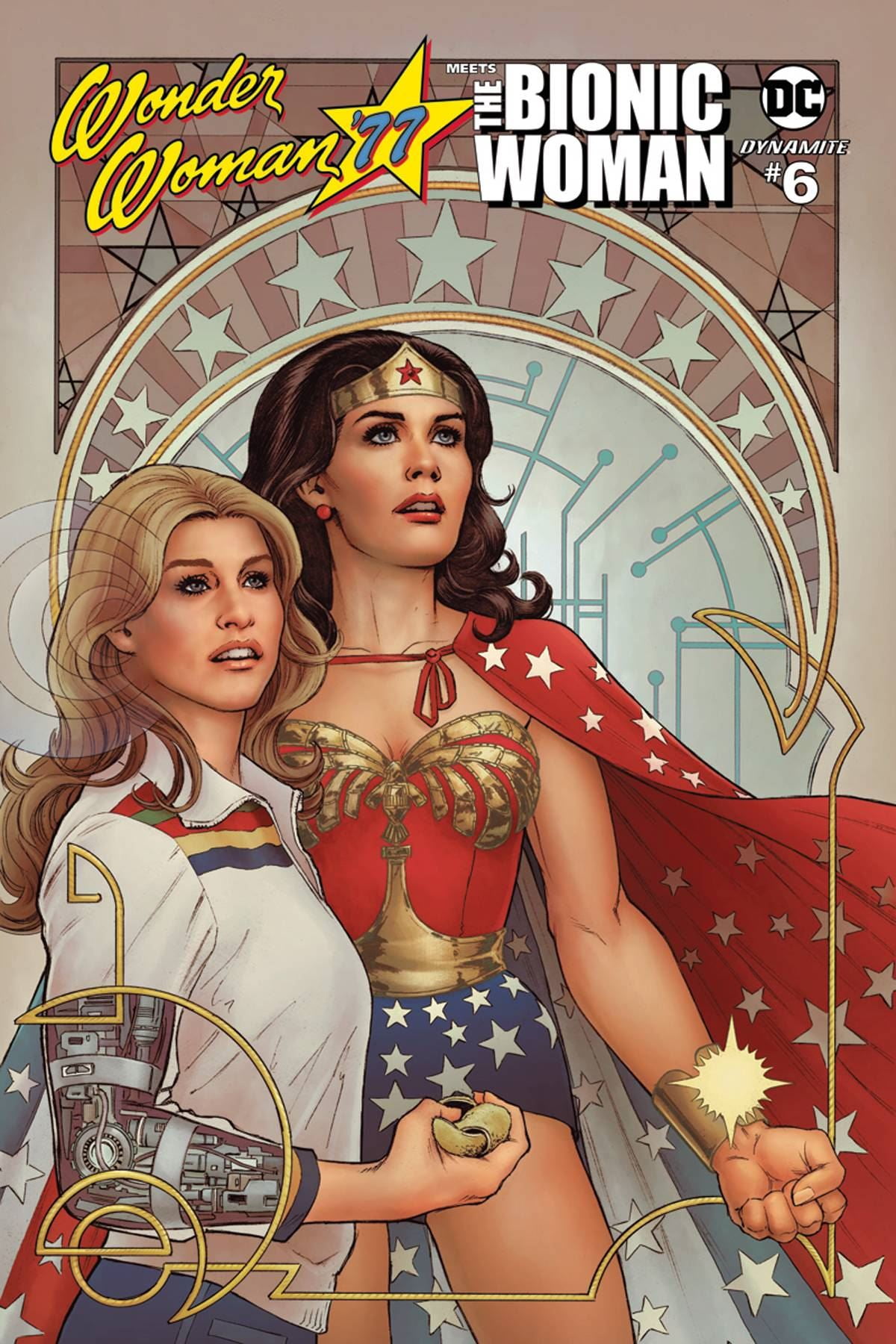 Wonder Woman 77 Bionic Woman #6 (Cvr B Scott) D. E. Comic Book