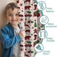 thumbnail image 3 of Blackout Kids Curtains,Multicolor Christmas Camping Pattern Childrens Insulated Curtains Set Of 2,Bedroom Essentials,Toddler Room Decor 52"x63", 3 of 5
