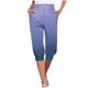 thumbnail image 1 of Mujeres Capri Pantalones Elástico Corbata Cintura Suelta Ajuste con Bolsillos, Casual Y Cómodo Pantalones de Cintura Elástica para las Mujeres, 1 of 6