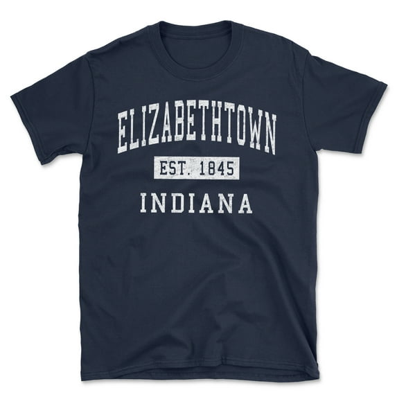 Elizabethtown Indiana Classic Established Men's Cotton T-Shirt