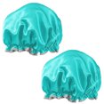 thumbnail image 1 of Tamaño ajustable y reutilizable, gorro de baño grande de satén para todo tipo de cabello., 1 of 5