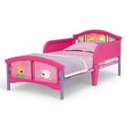 Peppa Pig Plastic Toddler Bed by Delta Children, Pink