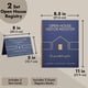 thumbnail image 3 of Libro de inicio de sesión de puertas abiertas Juvale con 2 tarjetas de tienda de campaña para agentes inmobiliarios, 3 of 9