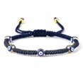 thumbnail image 1 of Evil Eye Braided Bracelet Lucky Red Black Color Thread Couple Chain Handmade, 1 of 1