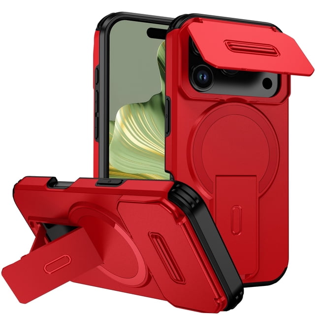 Funda GANGXUN para iPhone 17 Pro – Magnética Antigolpes con Soporte y Protección Doble