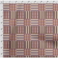 thumbnail image 4 of Soimoi Check Print, Velvet Fabric, Decor Sewing Fabric by The Yard 54 Inch Wide,Decorative Fabric for Upholstery and Home Accents, Rust Brown, 4 of 5