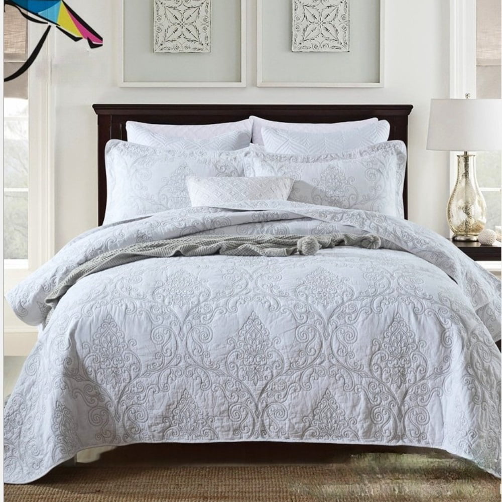 100% high-density Cotton Embroidered Quilt, Bedspreads/Comforter set ...