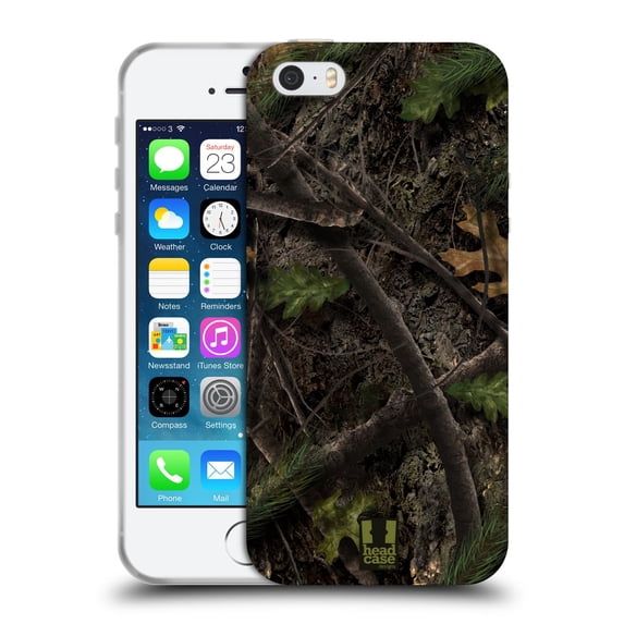 Head Case Designs Camouflage Hunting Pinewoods Turkey Hunt Soft Gel Case Compatible with Apple iPhone 5 / 5s / iPhone SE 2016
