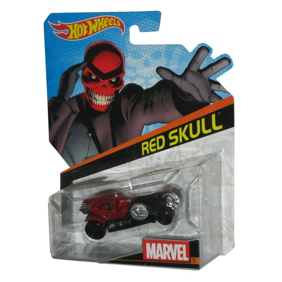 Marvel Captain America Red Skull (2014) Hot Wheels Die-Cast Toy Car #21