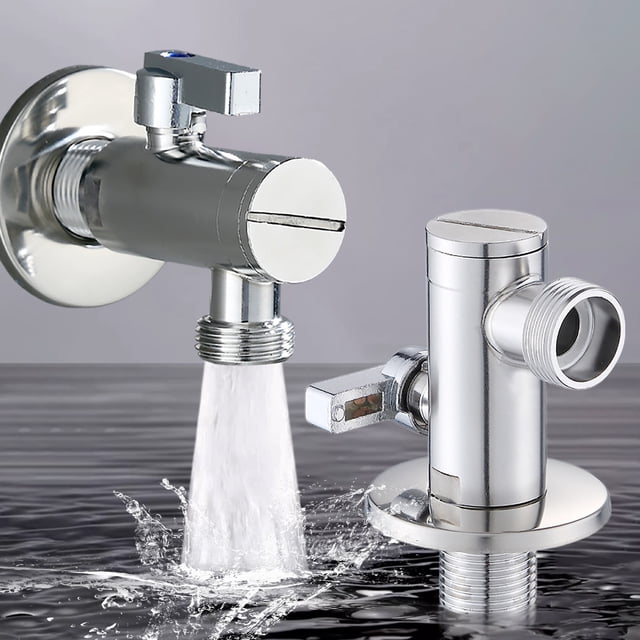 PUREKKI Valves d'Angle en L en Acier Inoxydable 304 pour Toilettes Intelligentes