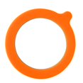 thumbnail image 6 of Pack of 10 White/Orange Jar Seal Rings Replacement Rubber Gaskets for Jar, 6 of 14