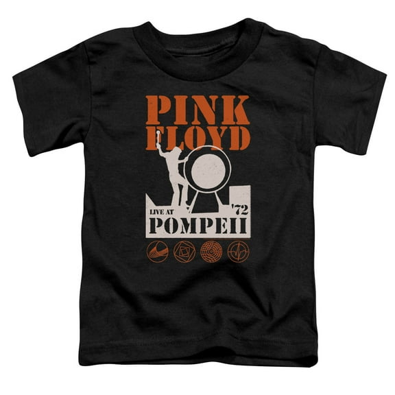Pink Floyd Pompeii Toddler T-Shirt Black
