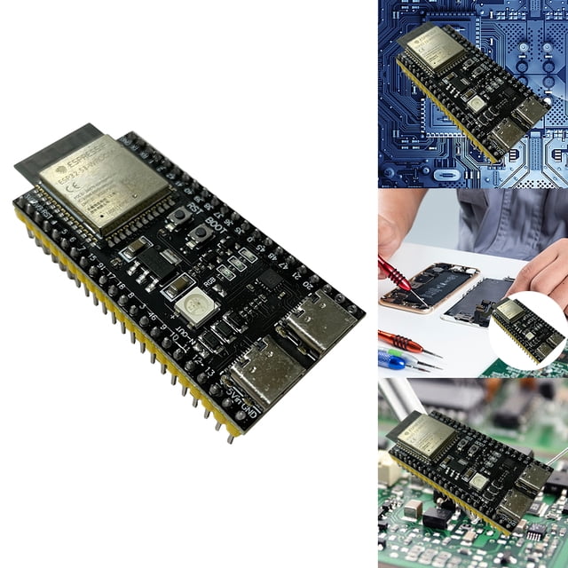 Placa desarrollo ESP32/ ESP32-S3/ESP32-C3 Dual Type-C (N16R8 soldado)