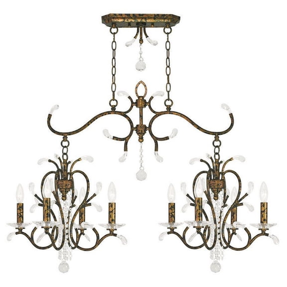 Livex Lighting - Serafina - 6 Light Chandelier in French Country Style - 28