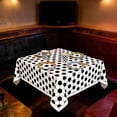thumbnail image 4 of Picnic Table Tablecloth, Football-Themed Party Tablecloth 274x137cm Sports Rectangular, Birthday Party Decorations for Buffets, Holiday Dinners, Outdoor Events, 4 of 6
