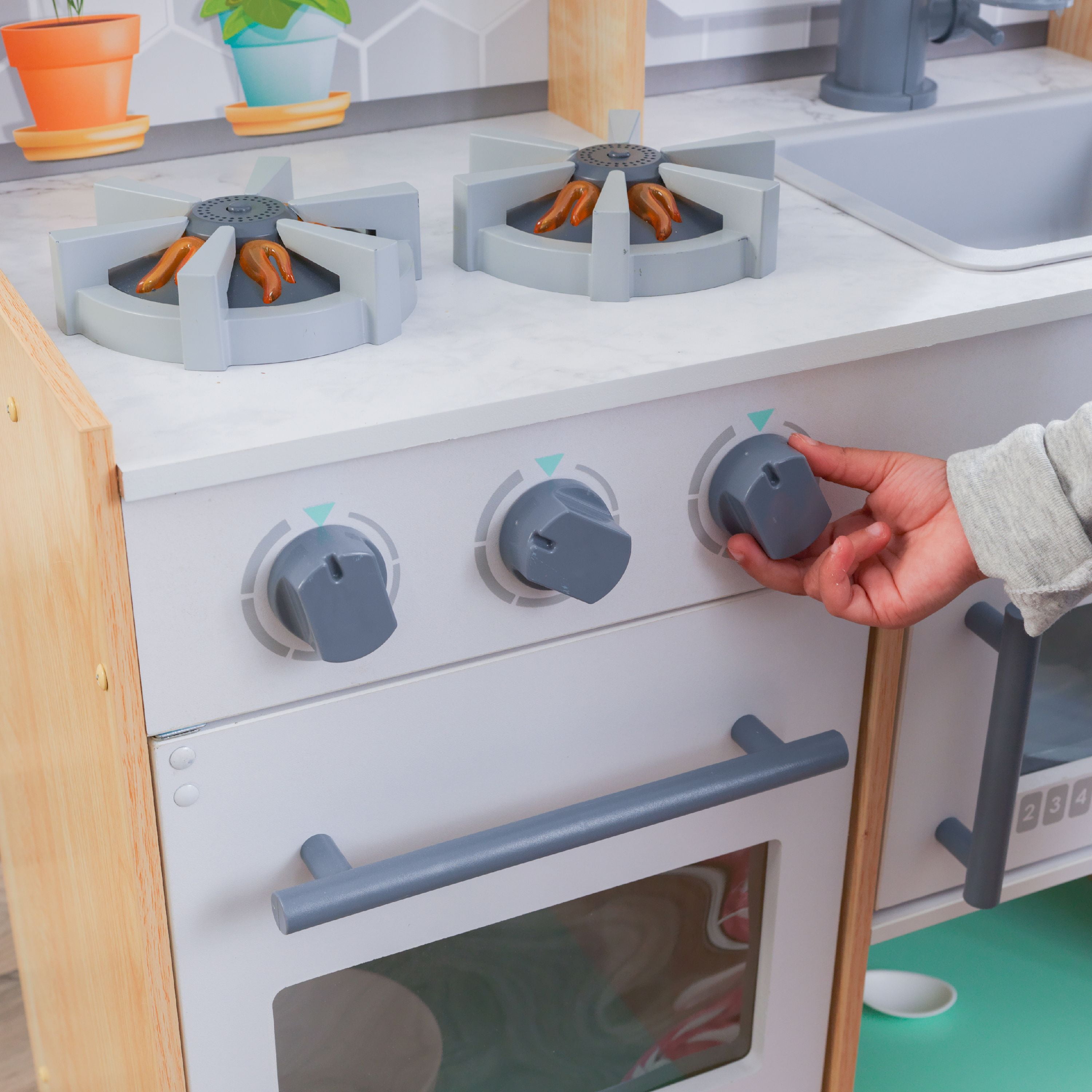 cocina kidkraft let's cook