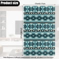 thumbnail image 6 of TSOVTHRID Aztec Tribal Stripe Blue Print Recliner Headrest Protector Non Slip Sofa Headrest Cover PU Leather Recliner Chair Head Protector Cover for Furniture Living Room,17x27in, 1 PCS, 6 of 7
