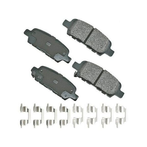 Brake Pad Set - Compatible with 2003 - 2007, 2009 - 2022 Nissan Murano 2004 2005 2006 2010 2011 2012 2013 2014 2015 2016 2017 2018 2019 2020 2021