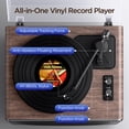 thumbnail image 2 of Tocadiscos de vinilo XJ-HOME Todo-en-uno Bluetooth AT-3600L, 2 of 9