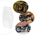 thumbnail image 3 of FELTECHELECTR 4 fundas transparentes desechables para motocicleta, para interior y exterior., 3 of 5