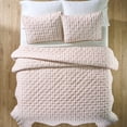 thumbnail image 2 of Better Homes & Gardens Copper Yarn Dyed Stripe Chambray Quilt, King, 2 of 5
