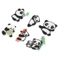 thumbnail image 4 of Panda Iron On Patches,6Pcs Panda Embroidery Patch Cute Panda Embroidery Patch Panda Clothes Patches Optimized for Excellence, 4 of 9