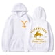 thumbnail image 5 of Sudadera con capucha informal de manga larga con estampado de Yellowstone Dutton para hombre y mujer, 5 of 5