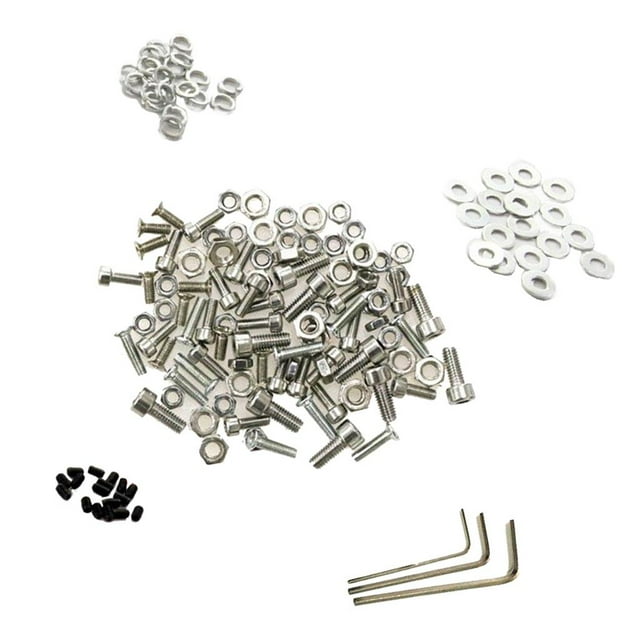 M3 Tuercas de Tornillo Zulema Hexagonal Acero Inoxidable Caja de Surtido de Casquillo de Perno