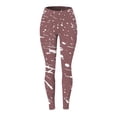thumbnail image 2 of Gibobby Pantimedias Termicas Mujer Invierno Pantalones de mujer Leggings estampados de moda Leggings deportivos (Rosa, XL), 2 of 3